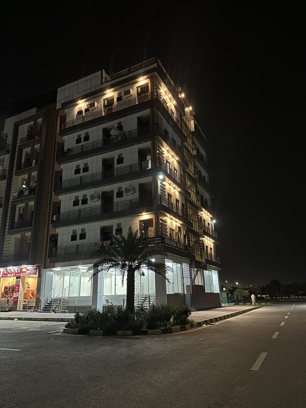 MBA Real Estate furnished apartment building in Faisal Town Block B Markaz F-18 Islamabad